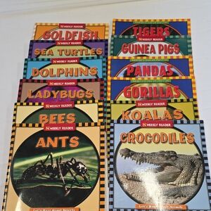 Weekly Reader Animal Book Set Of 12 - Colorful Educational Series